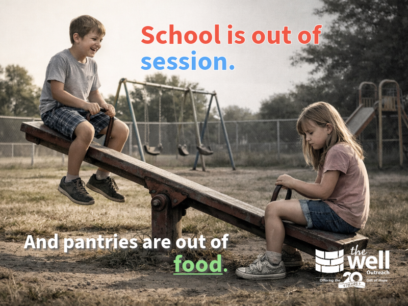 Summer is a tough time for food ministries...